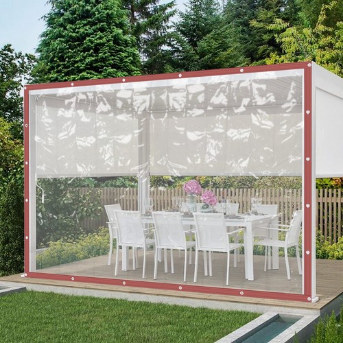 Rainproof tarpaulin porch - tarpaulin,