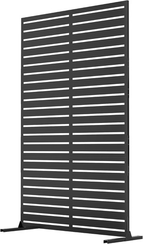 Freestanding steel privacy - steel,