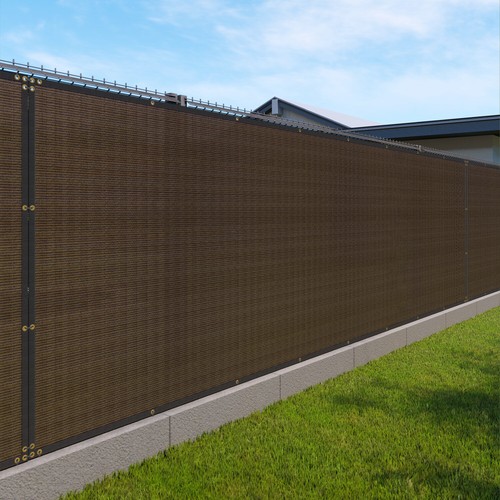 7ft brown fence - 7ft, screen
